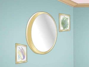 How to decorate the periphery of the mirror