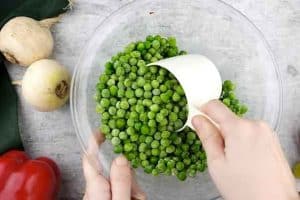 How to measure frozen vegetables