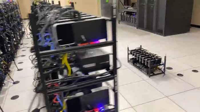 Miners posted photos of the inside of the mine on Twitter suspected of hoarding a large number of RTX 3070 public graphics cards 1