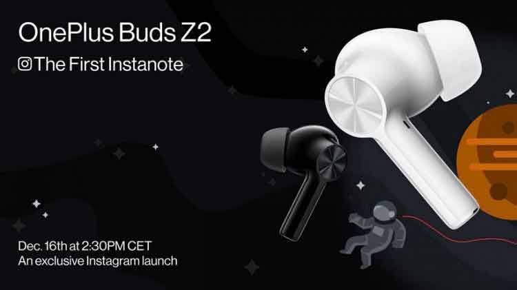 OnePlus Buds Z2 headphones are released overseas the price is more expensive than domestic ones and it supports 40dB active noise reduction