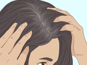 Relieve graying hair